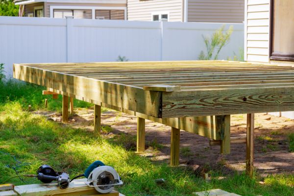 Cost of Elevated Deck Installation in Howell