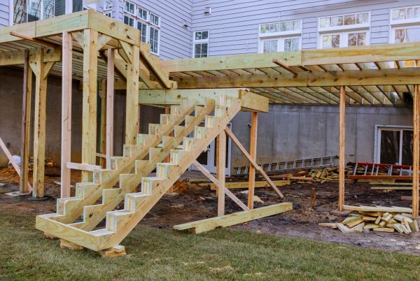 Deck Post Replacement in Howell