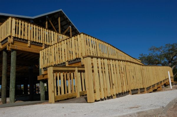 Wood Ramp Construction in Howell