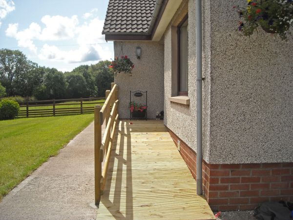 Cost of Hardwood Ramp Installation in Howell