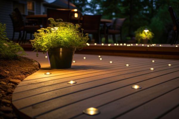 Ground Level Deck Construction in Howell